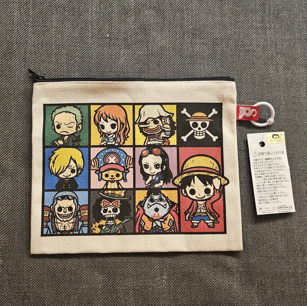 One Piece zip pouch